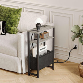 IRCPEN slim end table for sofa offers convenient storage.