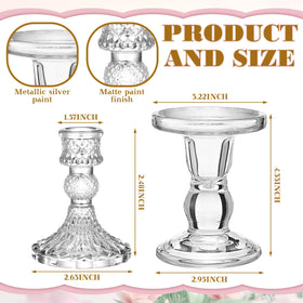 Irenare white pillar candles in small size for slim holders
