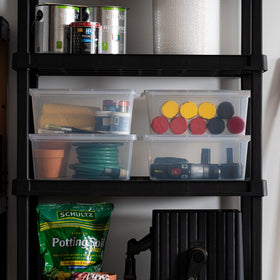 Iris Ohyama dorm room storage bin maximizes small spaces