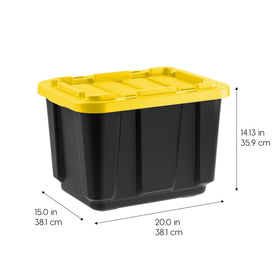 IRIS USA snap-on lid close-up showing secure fit and easy access.