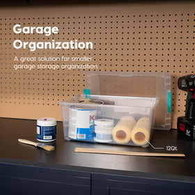 IRIS USA made-in-USA storage bin for durable, reliable use