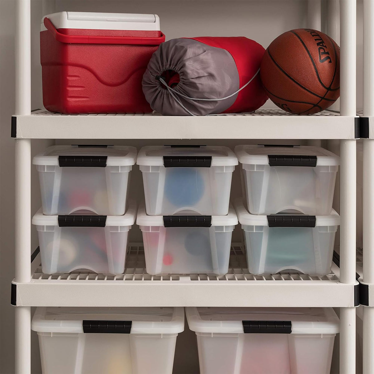 IRIS USA 13 qt container is BPA-free and safe for daily storage