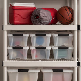 IRIS USA 13 qt container is BPA-free and safe for daily storage