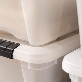 IRIS USA interior dimensions help plan storage for shoes, toys, or tools