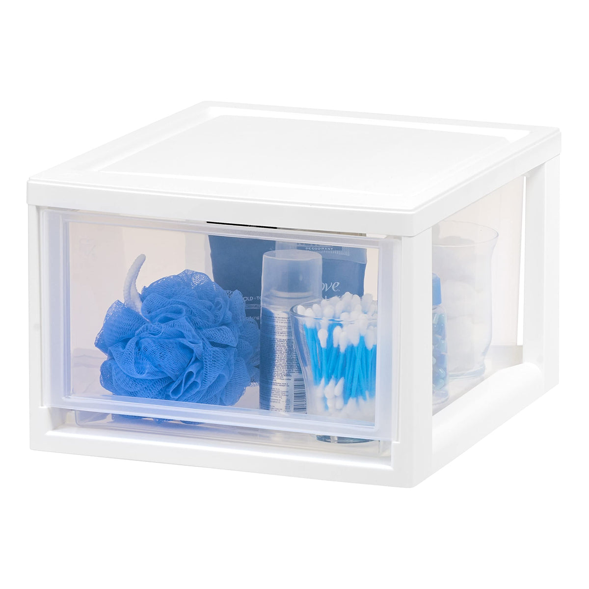 IRIS USA 14-qt drawer in kitchen pantry for snacks and small items