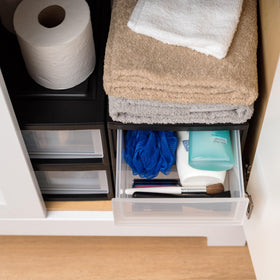 IRIS USA 6 Qt stacking drawer dorm room organization