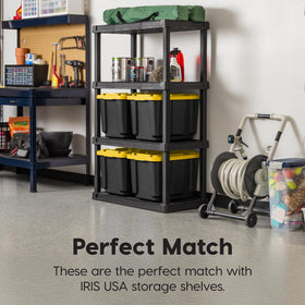 IRIS USA BPA-free acid-free plastic suitable for a variety of items.