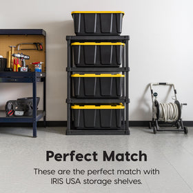 IRIS USA BPA-free material safeguards contents from chemicals.