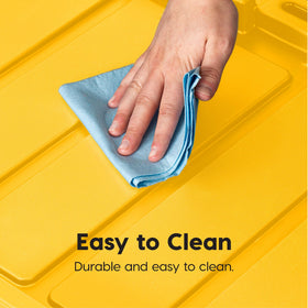 IRIS USA built-in handles simplify grabbing and carrying.