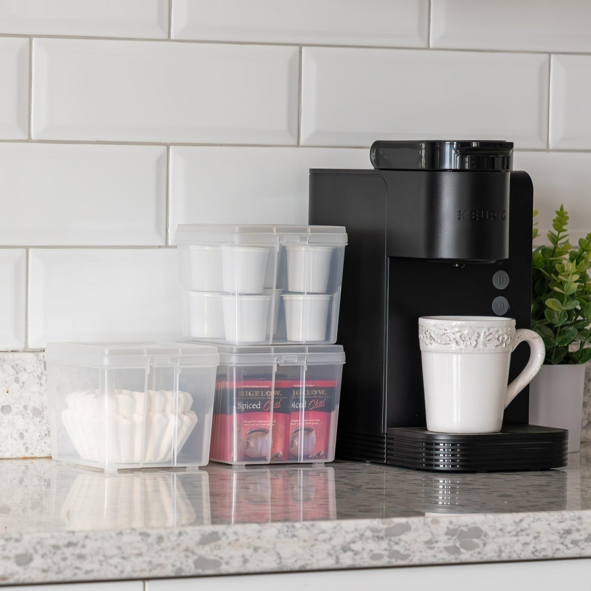 IRIS USA bin suitable for kitchen, office, and craft areas