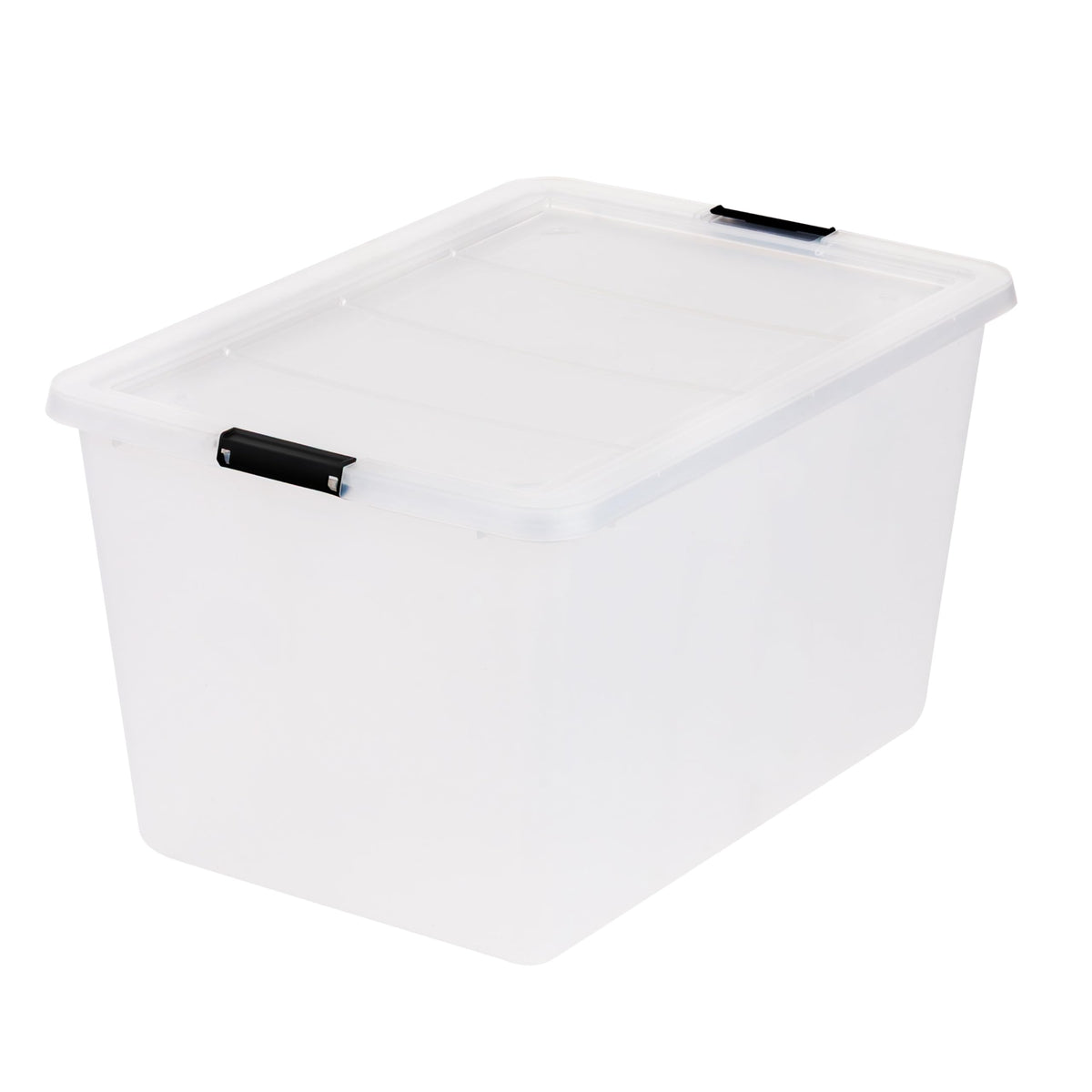 IRIS USA large-capacity box fit crafts, tools, and supplies.