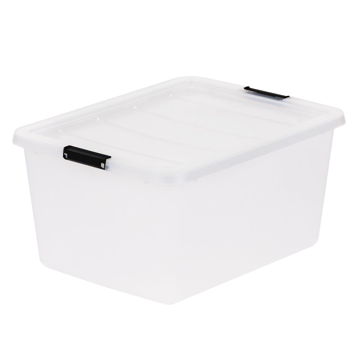 IRIS USA latching lids secure contents during storage and transport