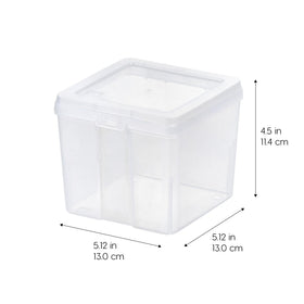 IRIS USA removable lid for easy cleaning and maintenance