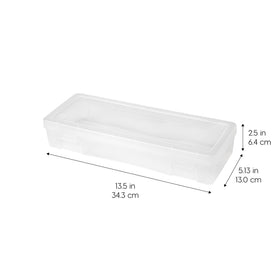 IRIS USA snap-tight latch secures lids during transport.