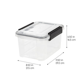 WeatherPro bin stack demonstrates space-saving organization for home storage.