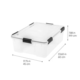 WeatherPro bin seal guards against moisture and dust
