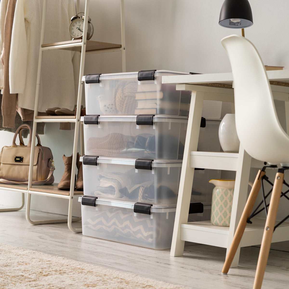 IRIS USA WeatherPro ideal for home organization and clutter reduction