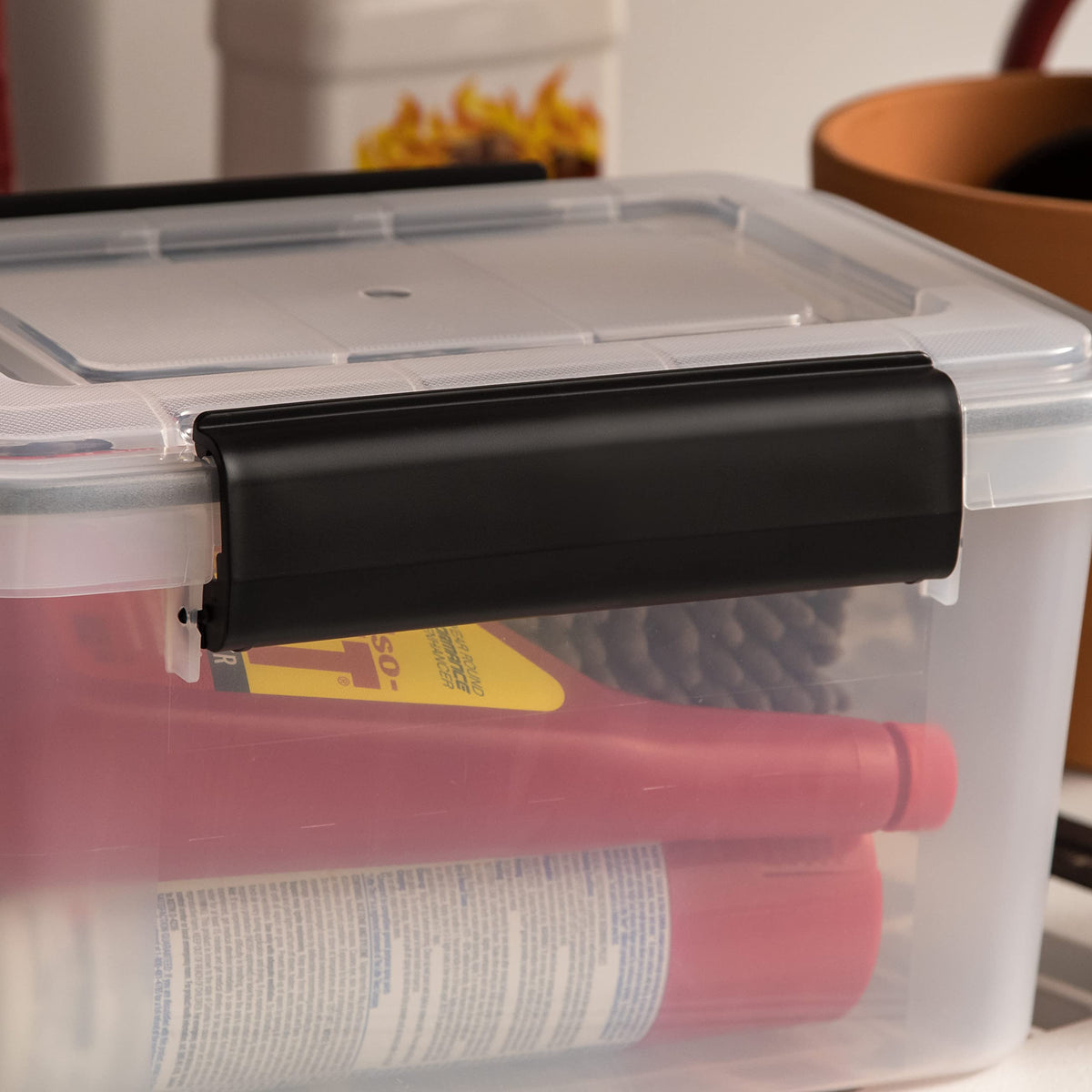 Made in the USA WeatherPro bin reflects durable, reliable construction.