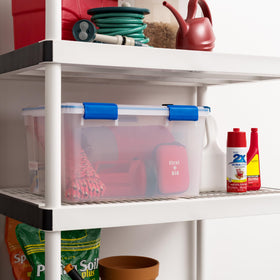 WeatherPro bin is nestable to save space when not in use.