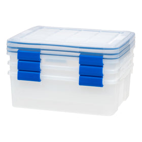 IRIS USA WeatherPro versatile storage for documents, clothes, and camping gear
