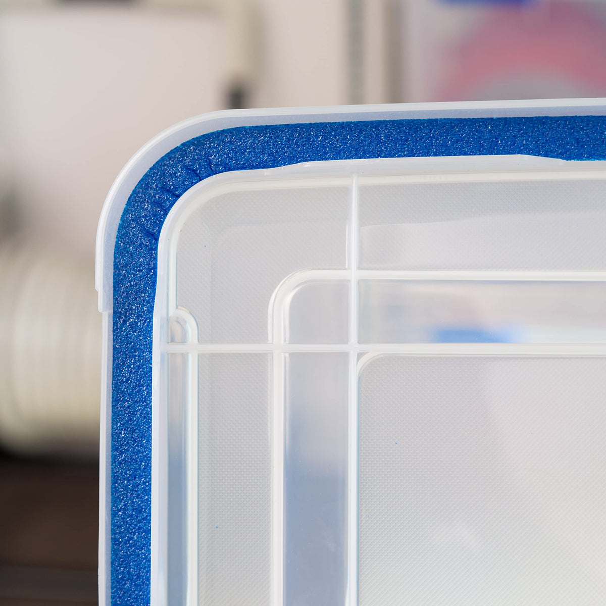 WeatherPro latch system secures the lid for safe storage