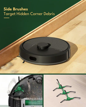 iRobacc dust bags pack shows high capacity for extended hands-free use.