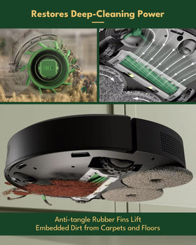 iRobacc HEPA filters closeup trap fine dust and maintain airflow.