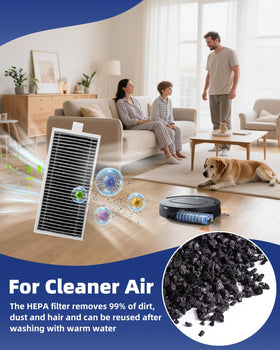 iRobacc T80 Omni cleaning tool included for quick maintenance on the go.