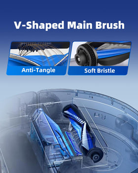 iRobacc T80 Omni mop roller captures spills, dries stains, and leaves a streak-free shine.