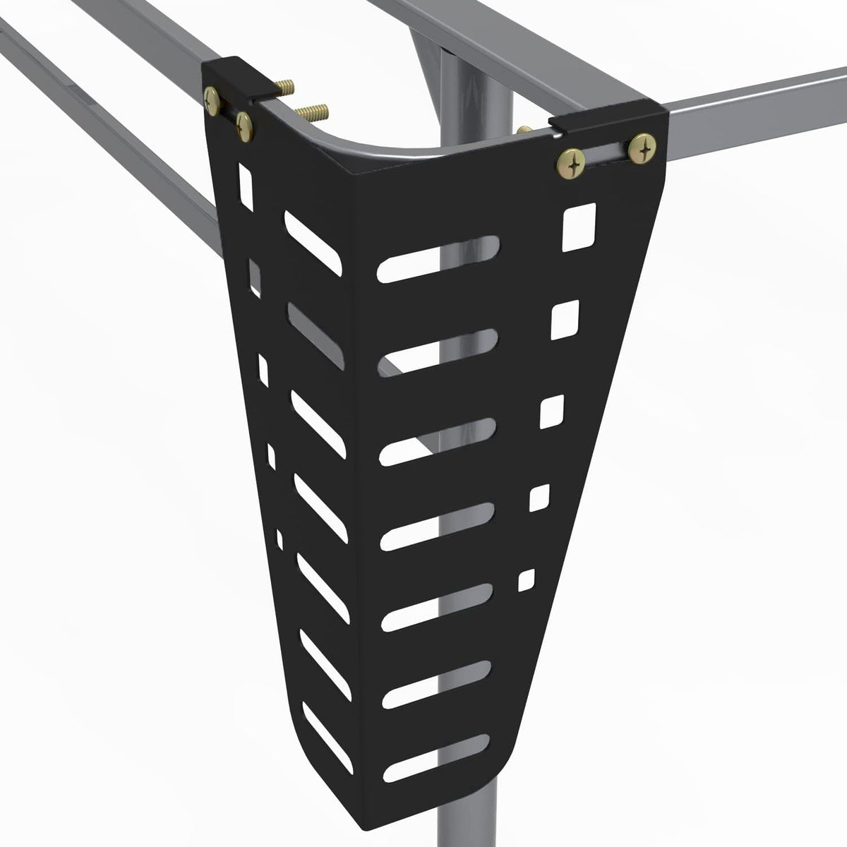 IRONDIY headboard brackets 2pc attach securely to metal bed frame for stability.