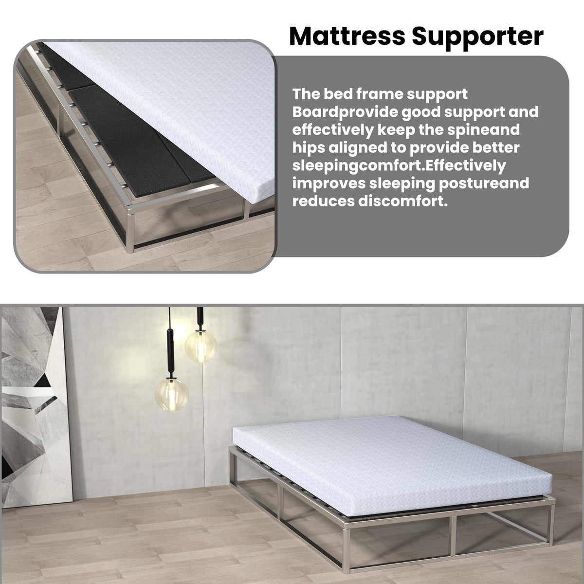 Irrical ideal-use on bunk beds or sofa beds for improved stability