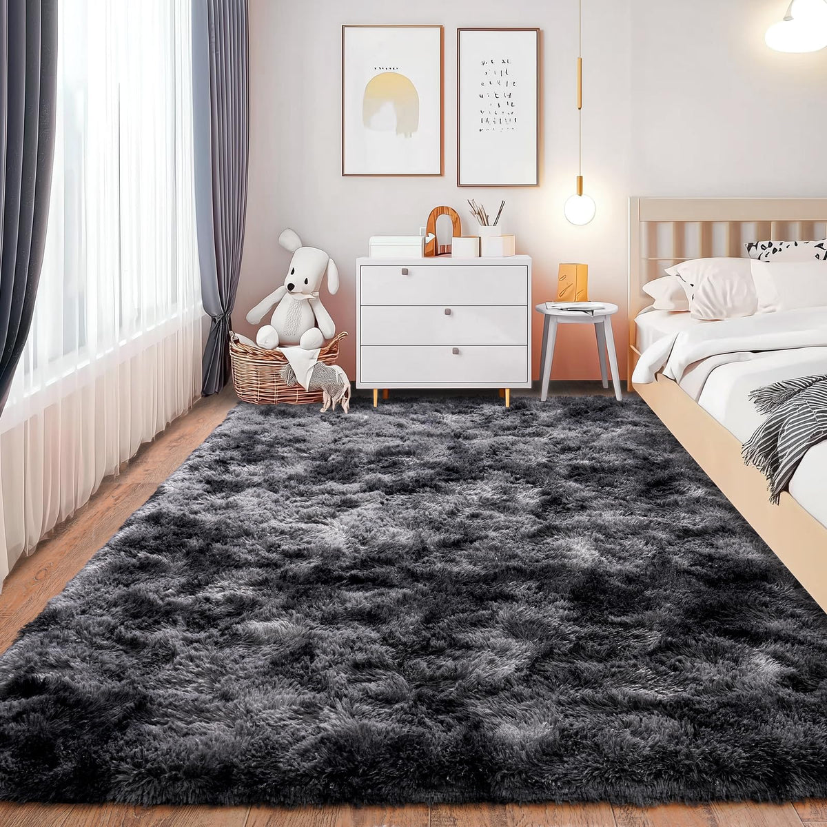 Isdook rug detail shows tight stitching and quality fibers