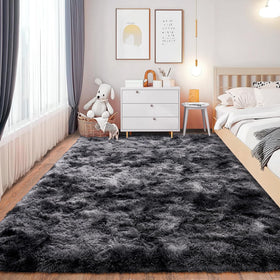 Isdook rug detail shows tight stitching and quality fibers