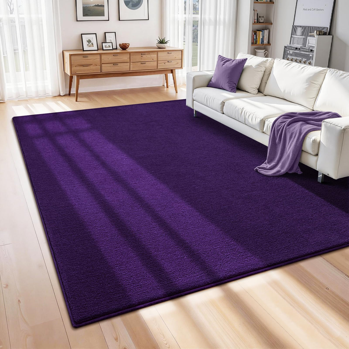 ISEAU 4x6 rug with plush faux cashmere surface for cozy bedrooms.