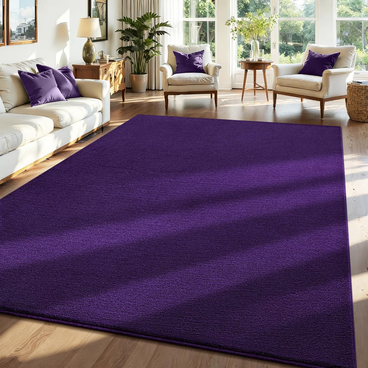 ISEAU machine-washable rug for easy, refreshing cleanups.