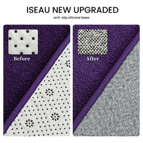 ISEAU memory foam layer adds gentle cushioning for steps and playtime.