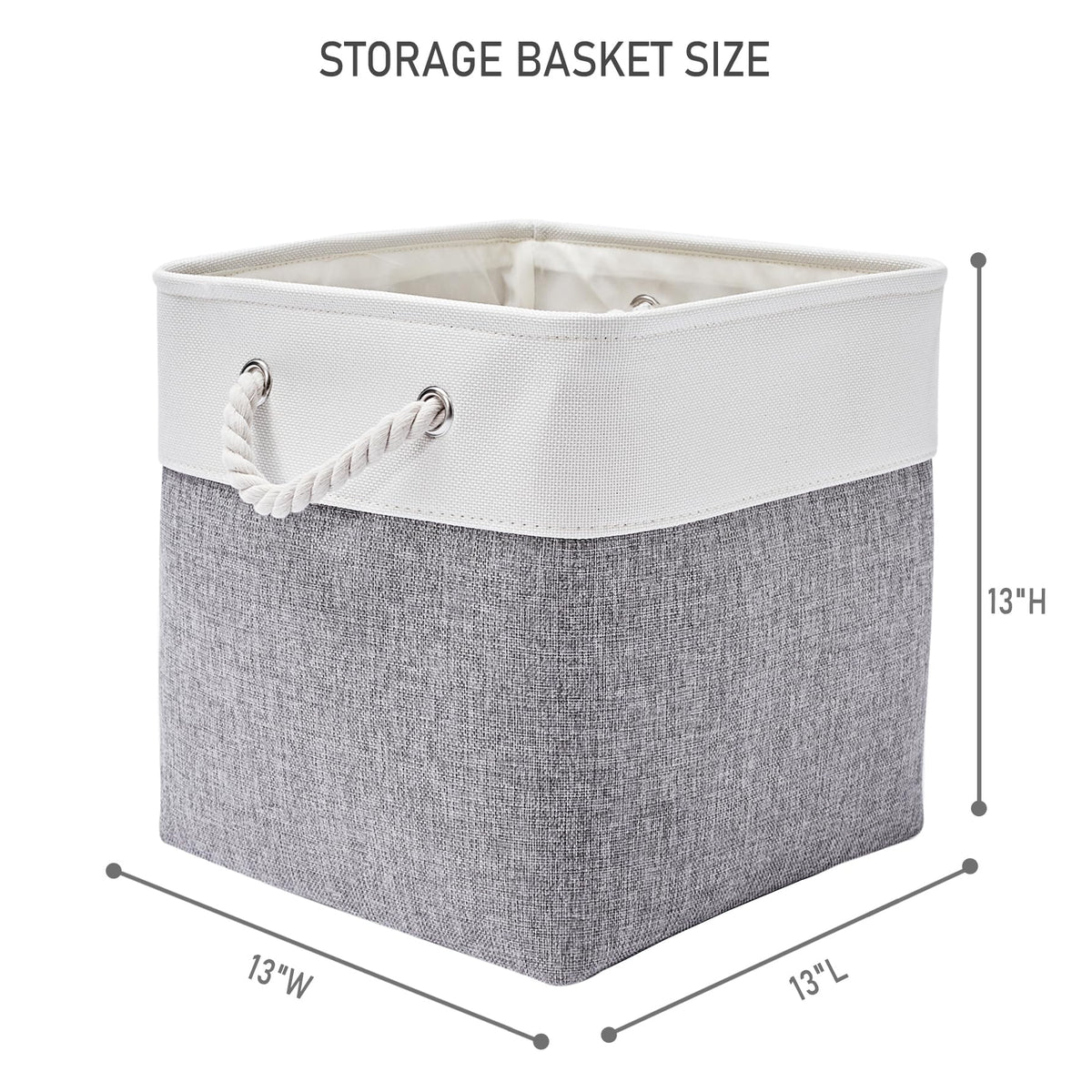 Reinforced-frame ISEMINGLA storage cube maintaining shape on shelves