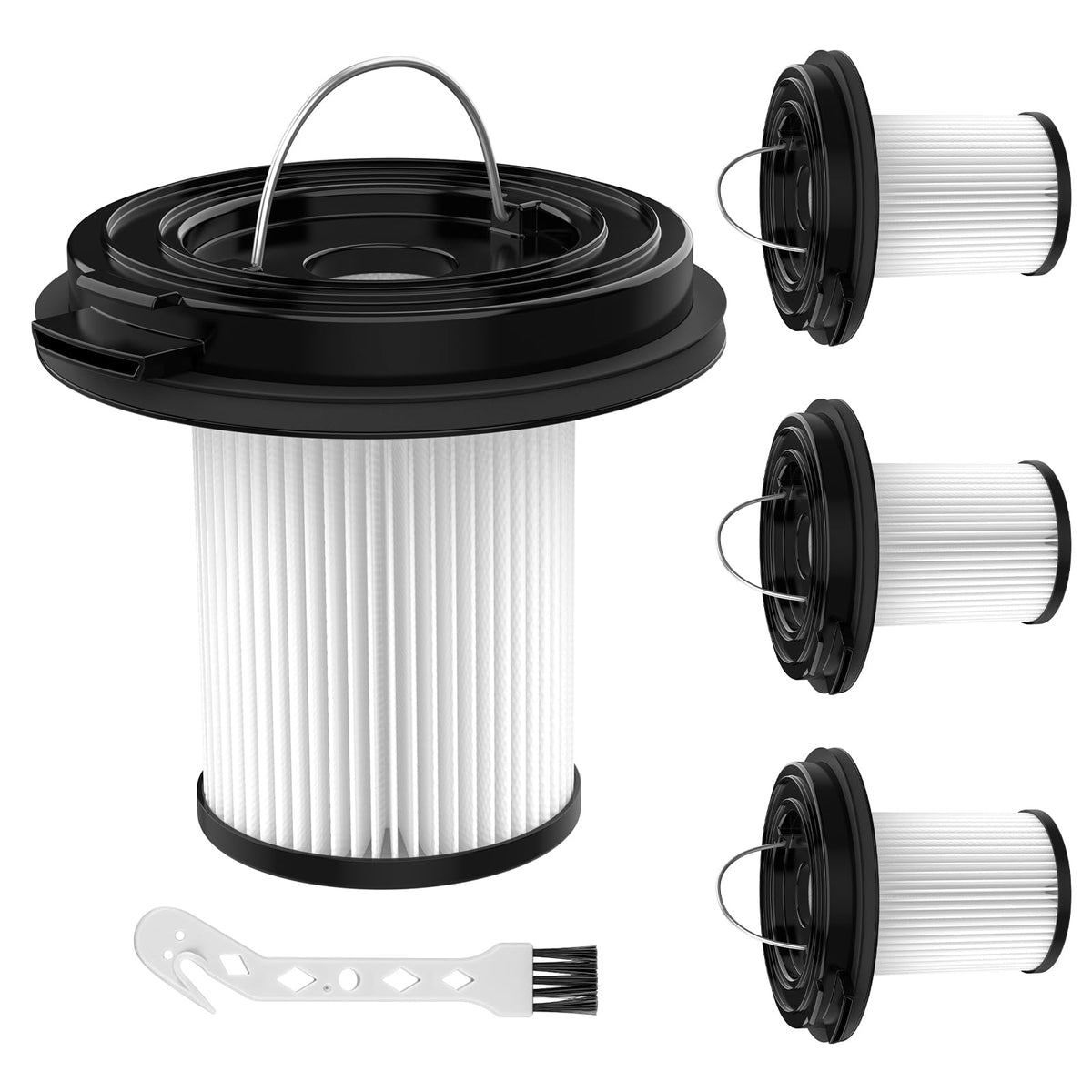 iSingo 4Pack replacement filter showing Bissell compatibility for easy, consistent cleaning