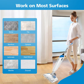 iSingo 8-pack pads offer durable, reusable cleaning for ongoing mop sessions