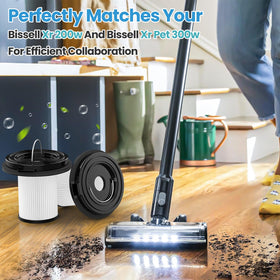 iSingo easy replacement filter in vacuum demonstrates quick maintenance