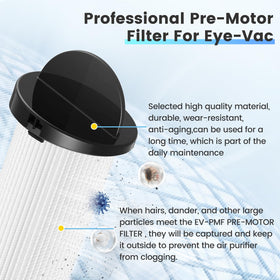 iSingo Eye-Vac compatibility pre-motor filter for NeoVac Elite; effortless swaps.