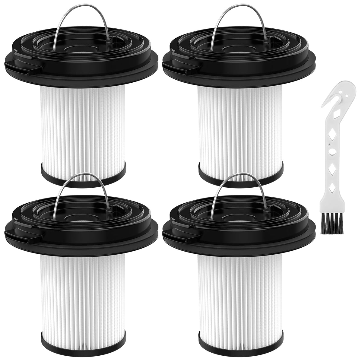 iSingo high-precision filtration captures lint and hair during daily cleaning