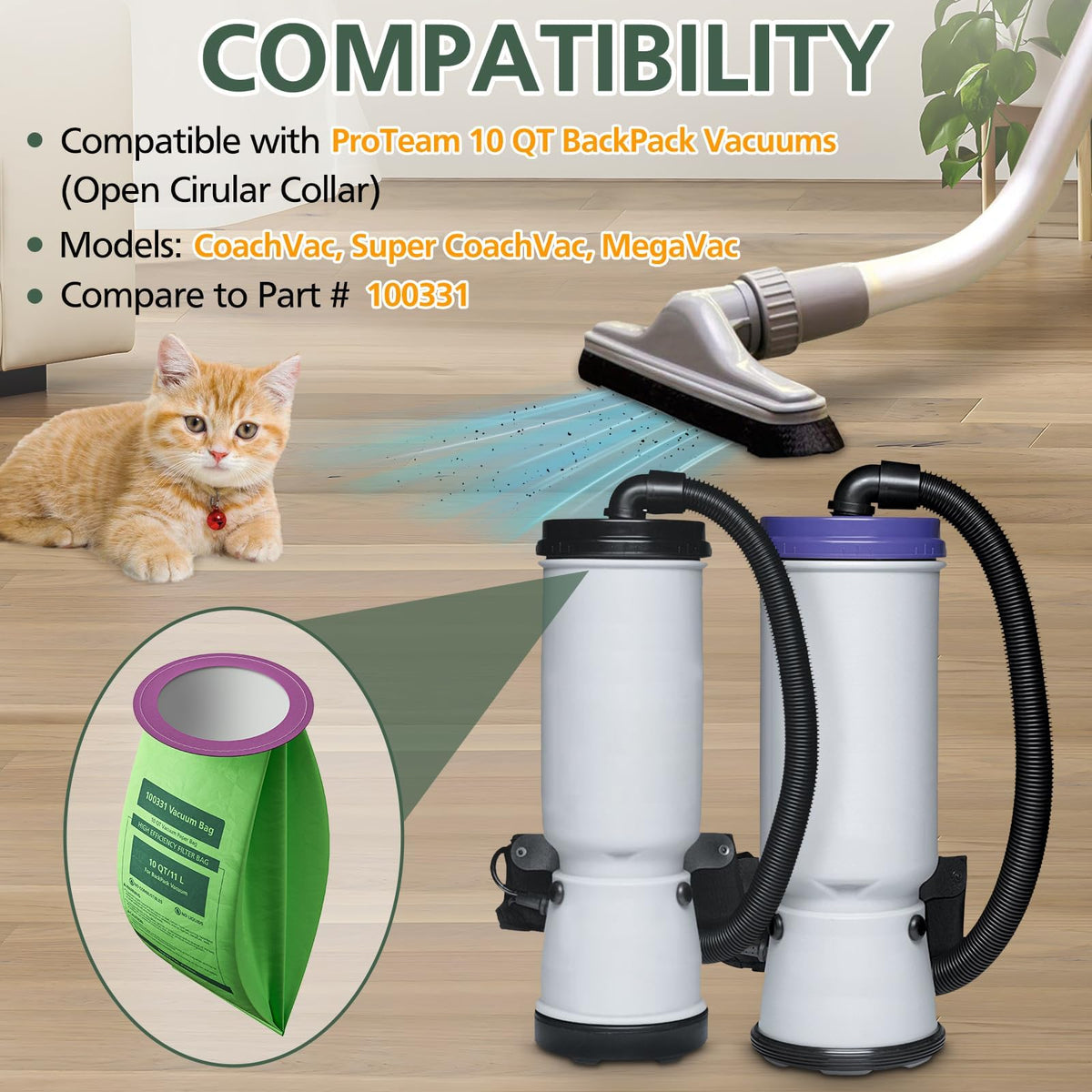 Isinlive 100331 upgraded micro-filter material traps fine dust for cleaner exhaust and steadier suction.