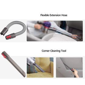 isinlive Dyson stubborn brush for stuck-on dirt on stairs and fabric.