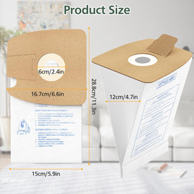 isinlive Easy-installation canister bags simplify replacements with no tools.