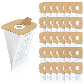 isinlive Eureka MM vacuum bags front view, easy-fit for Mighty Mite canister vacuums.