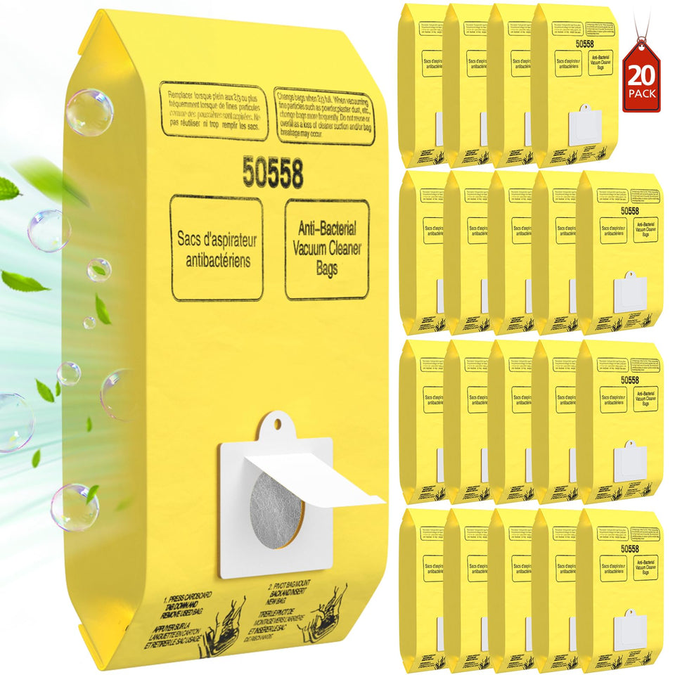 ISINLIVE Kenmore Type C/Q 5055 bag shown for secure dust containment.