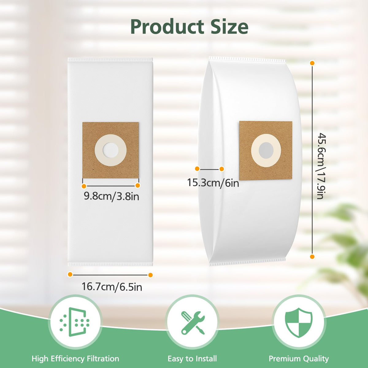 isinlive large-capacity bags reduce bag changes between cleanups