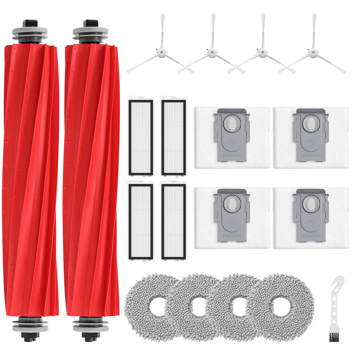 isinlive Qrevo S roller brush replacement for thorough dirt pickup