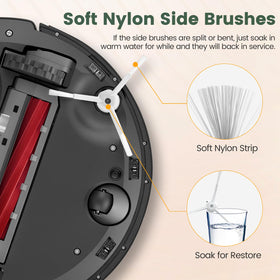 isinlive Qrevo S side brush replacement improves corner cleaning